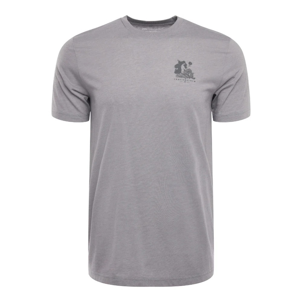 Travis Mathew Gray Short Sleeve Tee